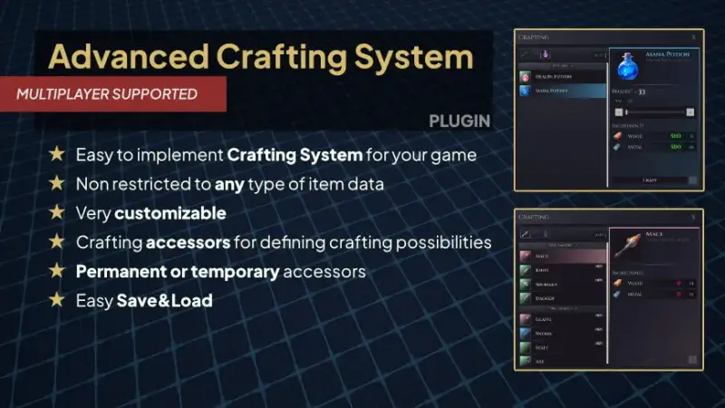 Advanced Crafting System - Plugin Advanced Crafting System - Plugin