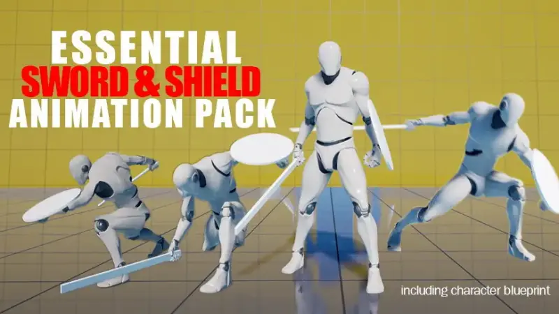 Essential Sword & Shield Animation Pack Essential Sword & Shield Animation Pack
