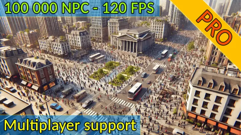 World Director NPC PRO – Massive NPC Simulation with Multiplayer & Optimization World Director NPC PRO – Massive NPC Simulation with Multiplayer & Optimization