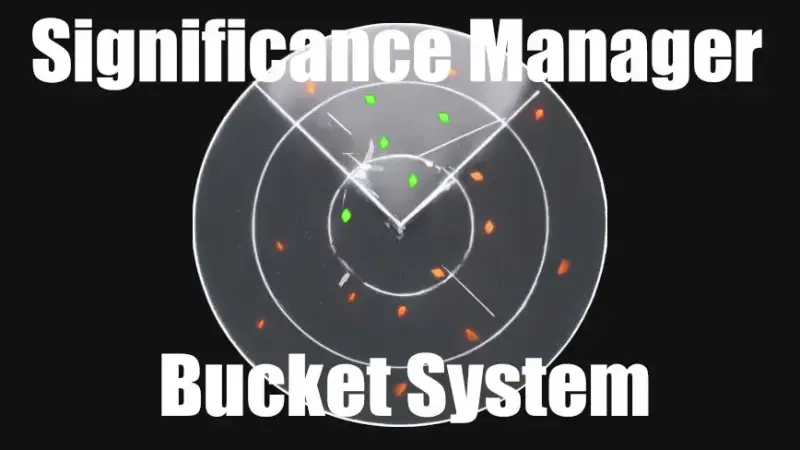 Significance Manager: Bucket System Significance Manager: Bucket System