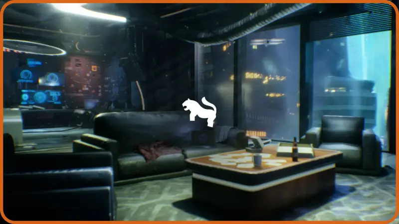 Cyberpunk / Sci - Fi Apartment Interior Environment ( Cyberpunk Cyberpunk Scfi )