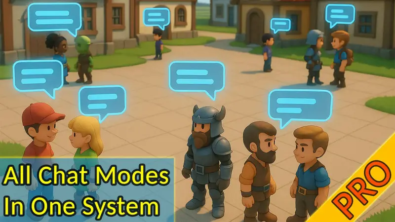 Fire Chat PRO – Groups, PMs, Proximity and World Chat with adjustable range