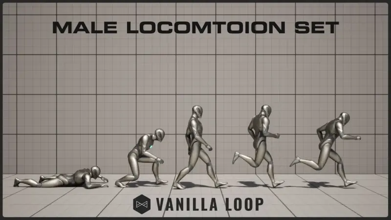 Male Locomotion Set
