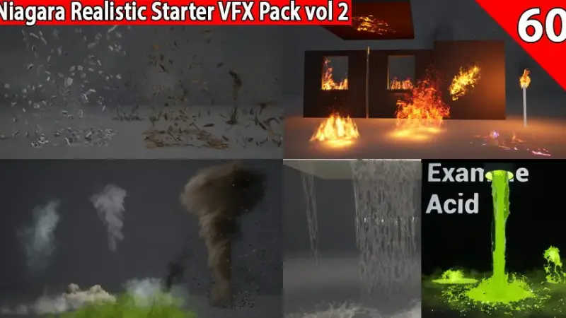Niagara Realistic Starter VFX Pack 2