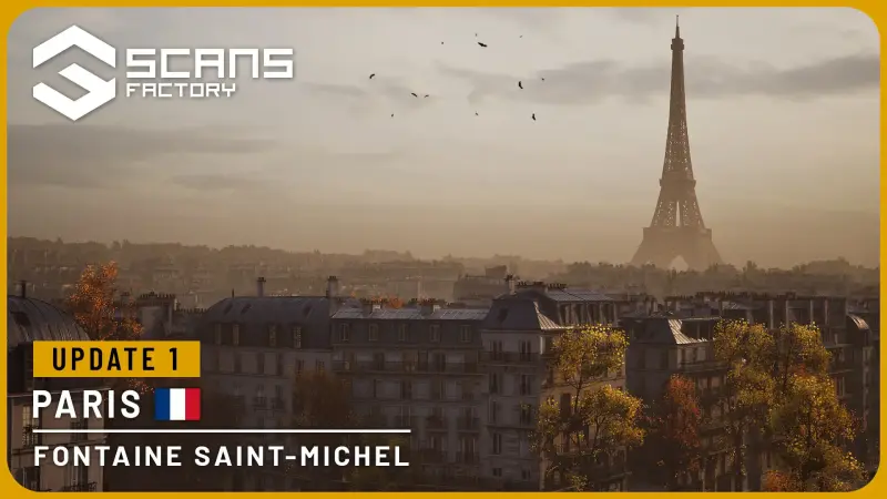 Paris - Fontaine Saint-Michel