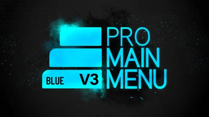 Pro Main Menu V3: Blue Edition