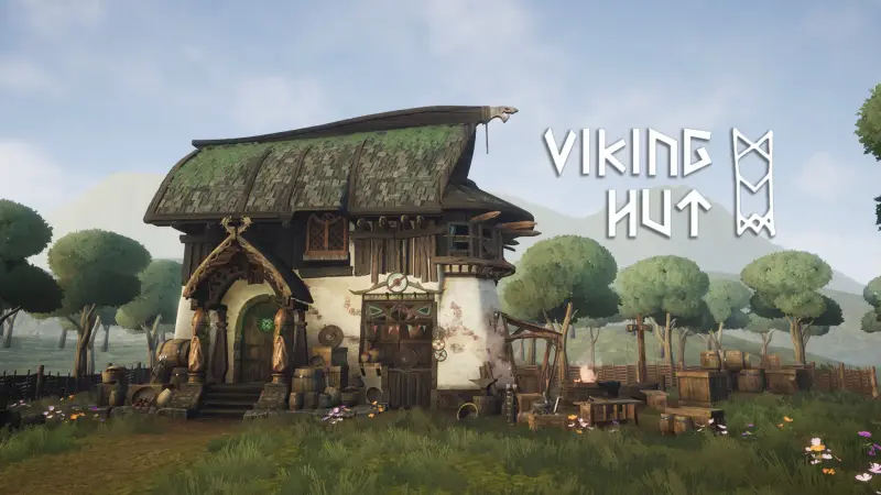 Stylized Viking Hut ( Stylized Stylized Stylized Viking Viking Hut Hut Forest )