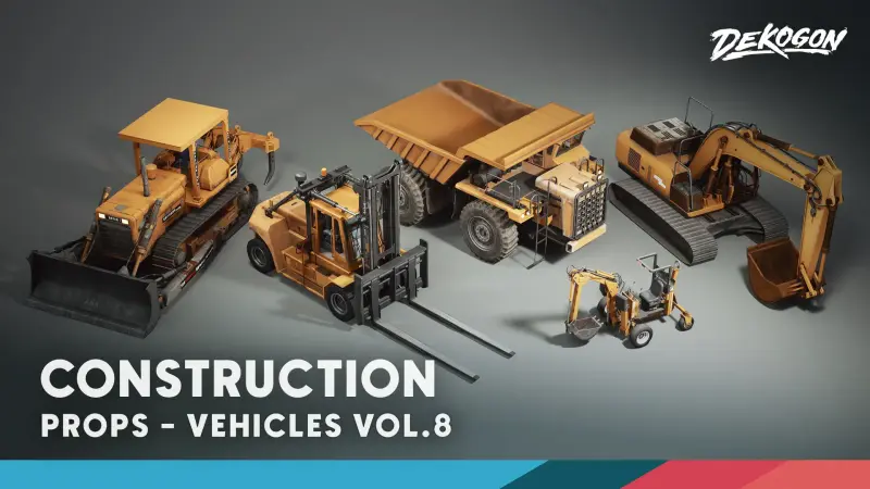 Vehicles VOL.8 - Construction (Low Poly)