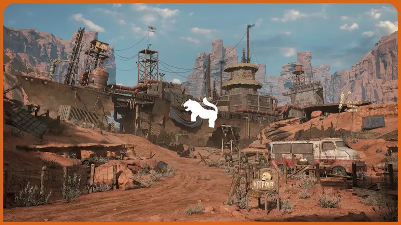 Wasteland Environment ( Wasteland Wasteland Madmax Desert Sand Dry Desert 3D )