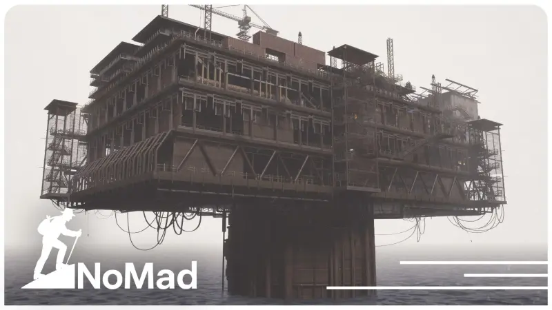 Abandoned Sea Platform – Post-Apocalyptic Offshore Environment Pack