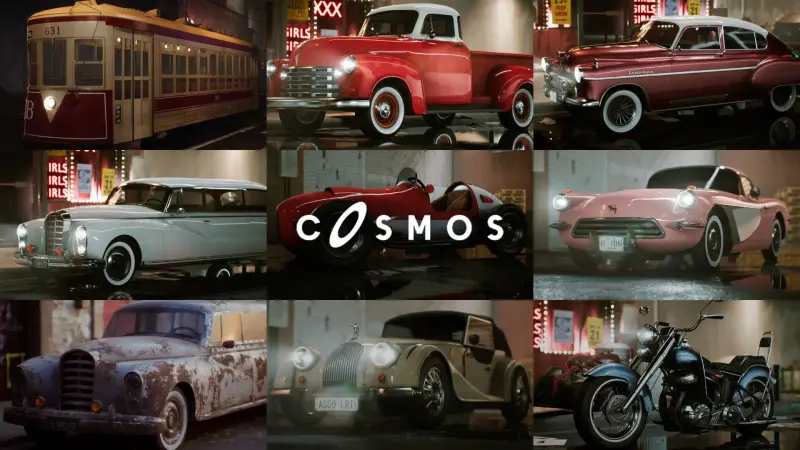 Classic Vehicles Bundle / Driveable / Functional (Classic Vehicles Car Cars 3D)