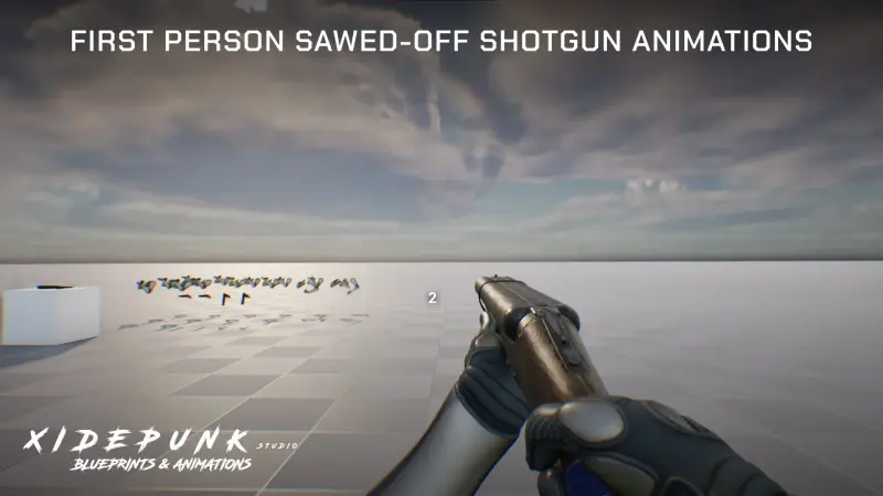 First Person Sawed-Off Shotgun Animations