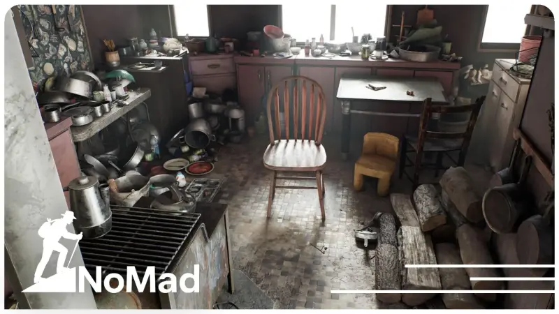 Realistic Post-Apocalyptic Interior Environment