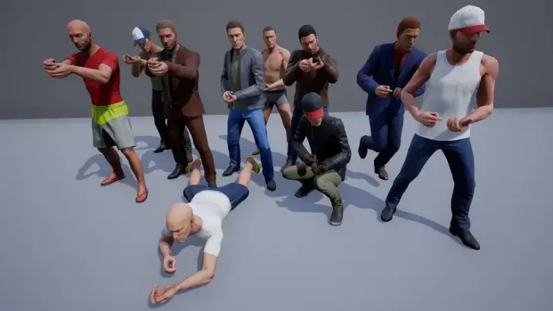 Regular Male Civilian Character