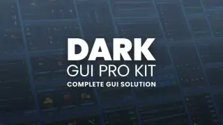 Dark GUI / UI / Main Menu Pro KIT - complete solution + psd sources