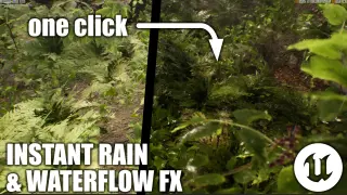 Rain - Water Drop - Flow Material & FX System