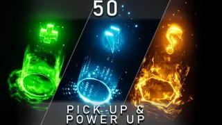 50 Unique Pick Ups and Power Ups VFX Pack