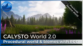 Calysto World 2.0 (Previously Massive World) PCG procedural world generation